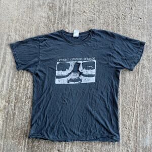 Vintage upright citizens brigade black fruit of the loom size large thrashed